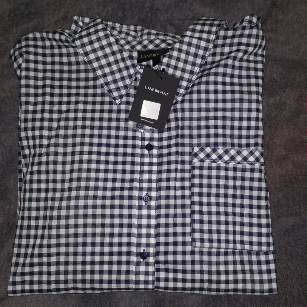 Lane Bryant button down blouse